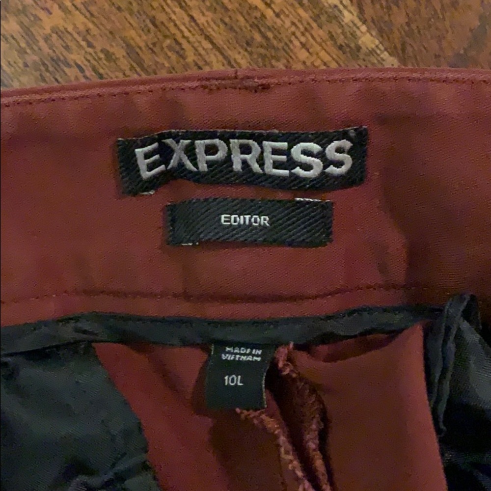 Express Editor Pants - Rust Color - image 2